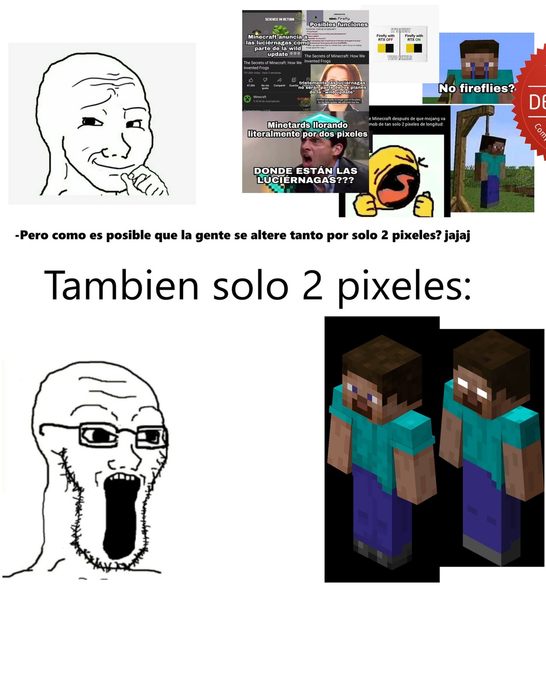 Minecraft memes - Lembra delas * Olha como elas estão hoje: vis - iFunny  Brazil