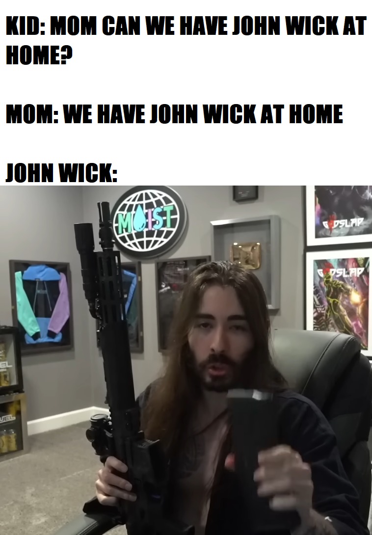 John wick at home - meme