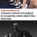 Beauty contest judged by AI
