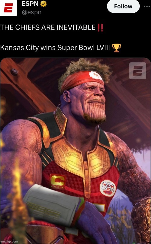 Patrick Mahomes wins Super Bowl meme