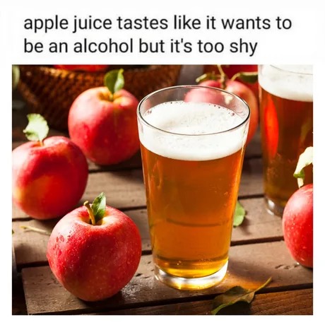 Apple juice meme