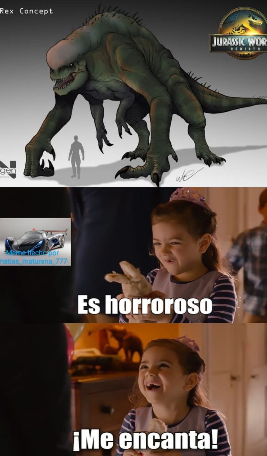Antes que me digan capitán lento, estaba esperando la versión HD del d rex, aún no suben nada a si que ya fue - meme