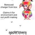 Fuck apple users lol