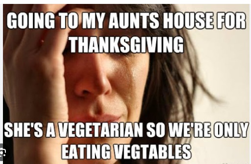 That would be the worst Thanksgiving ever ngl - meme