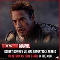 Tony Stark back to the MCU?