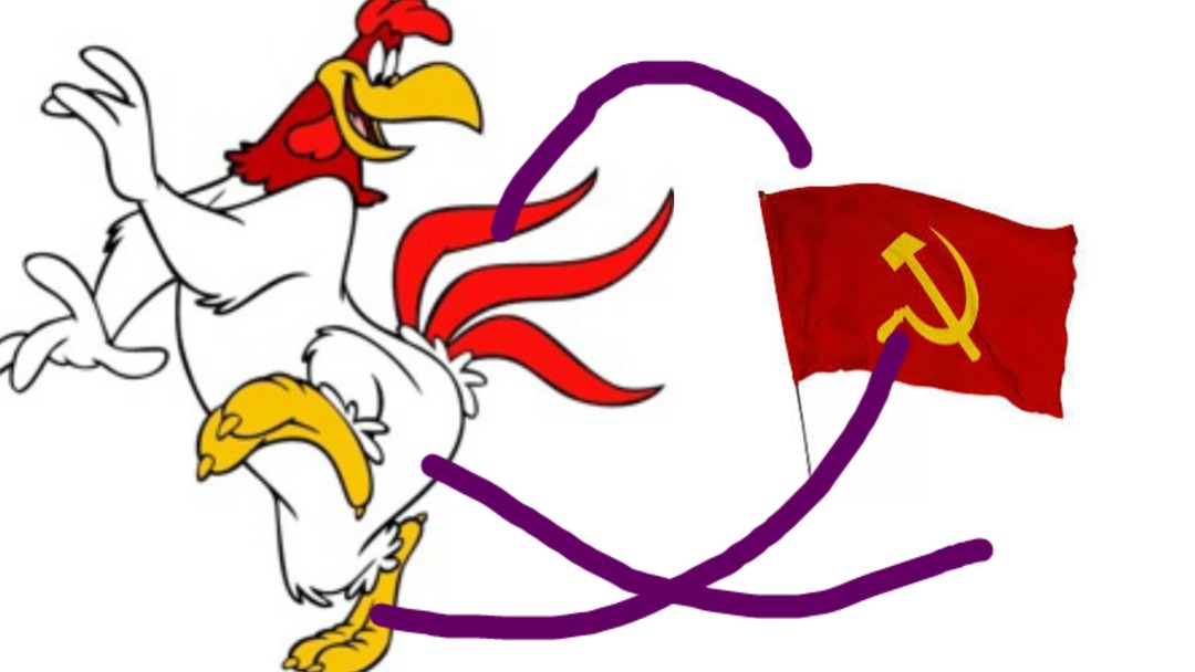 Teoria gallo claudio es comunista - meme