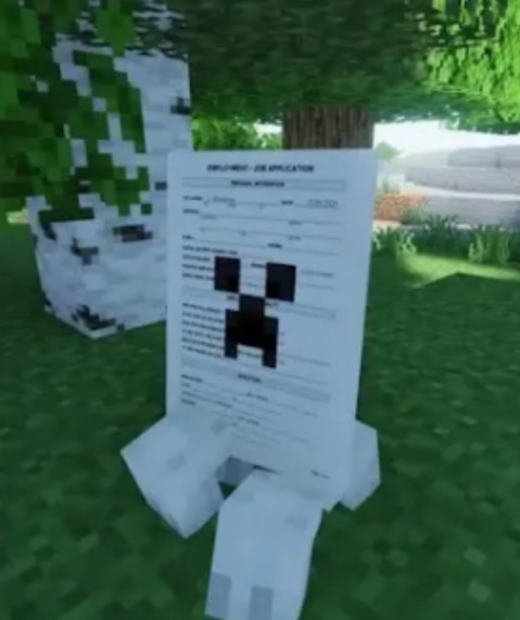 Creepers si dieran miedo - meme