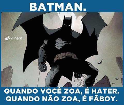 Batman e suas tretas - meme