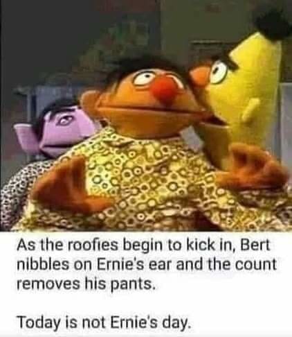 Bert and the Count saw what they wanted and took it - meme