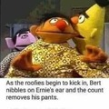 Bert and the Count saw what they wanted and took it