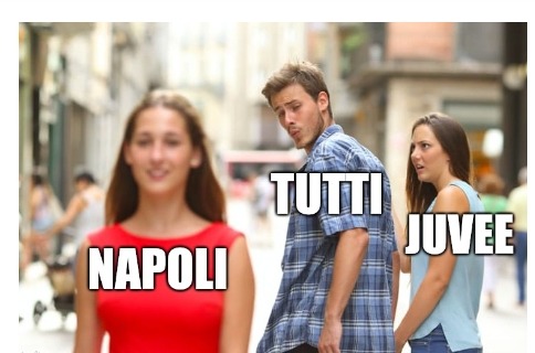 Napoli contro juve - meme