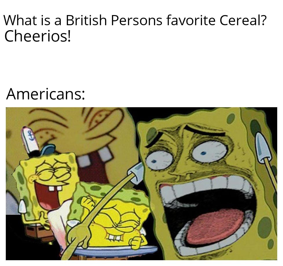 Laughs in British - meme