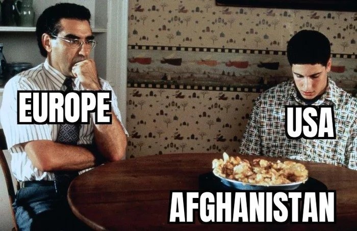 Afghan pie - meme