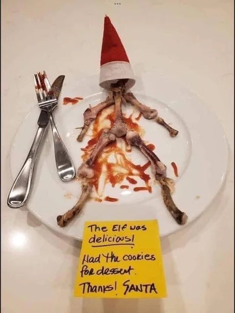 Christmas Elf was delicious! - meme