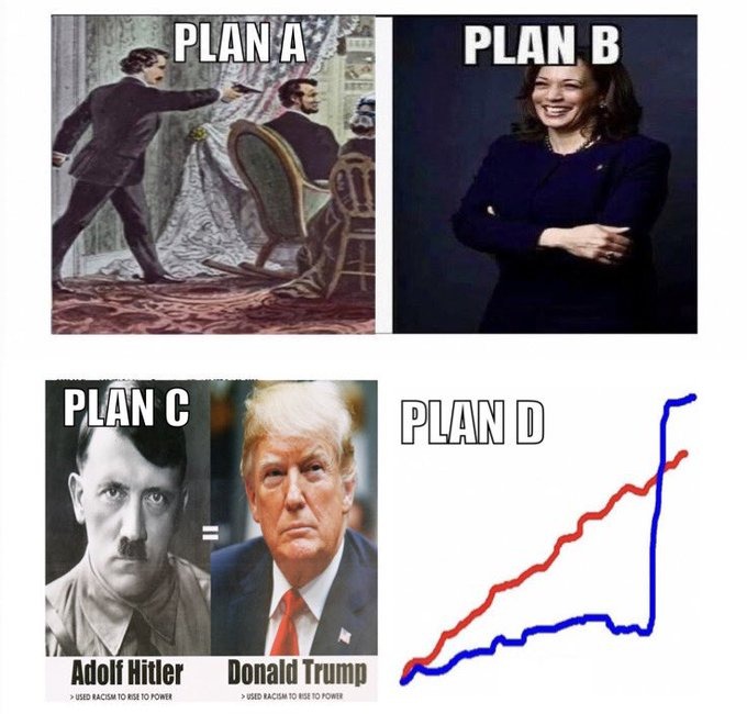 Go Vote, Trump's headed for a landslide they can't cheat. - meme