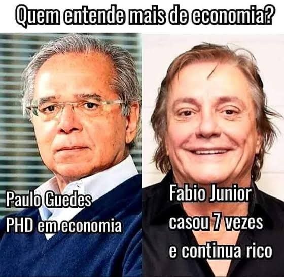 Mestre da economia - meme