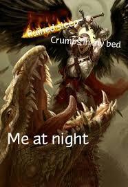 I can’t sleep - meme