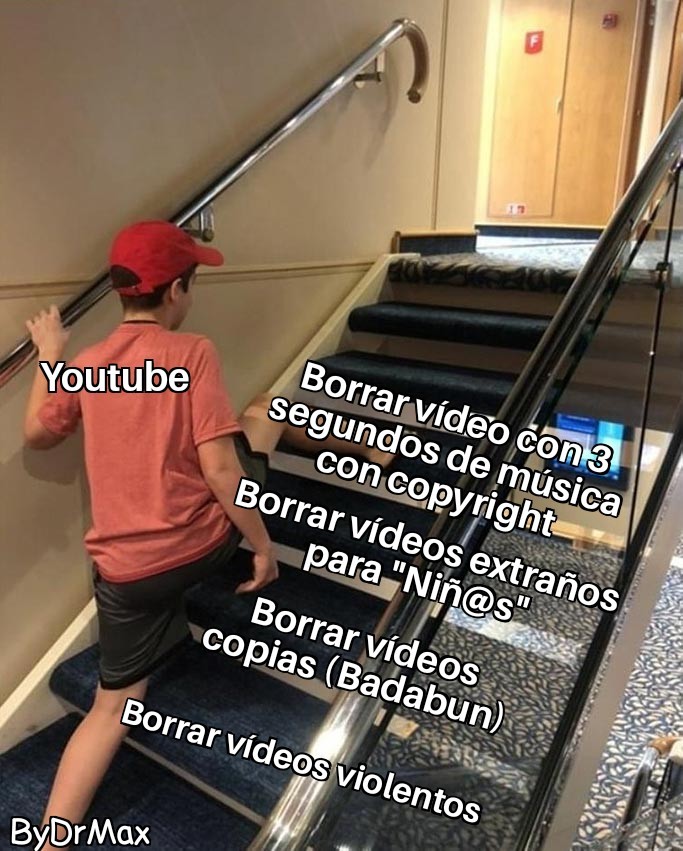 Youtube de mal a peor - meme