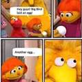 Tisk tisk Big Bird and his anal beads