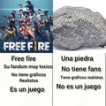 Free fire vs la pierdra