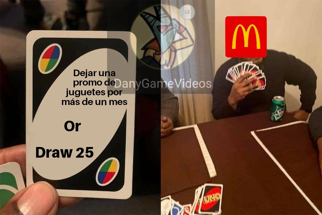 No pude conseguir todos los juguetes de la cajita feliz de adulto de Minecraft :cry: - meme
