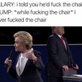I aint fuckin no chair
