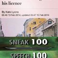 Sneak speed 100 100
