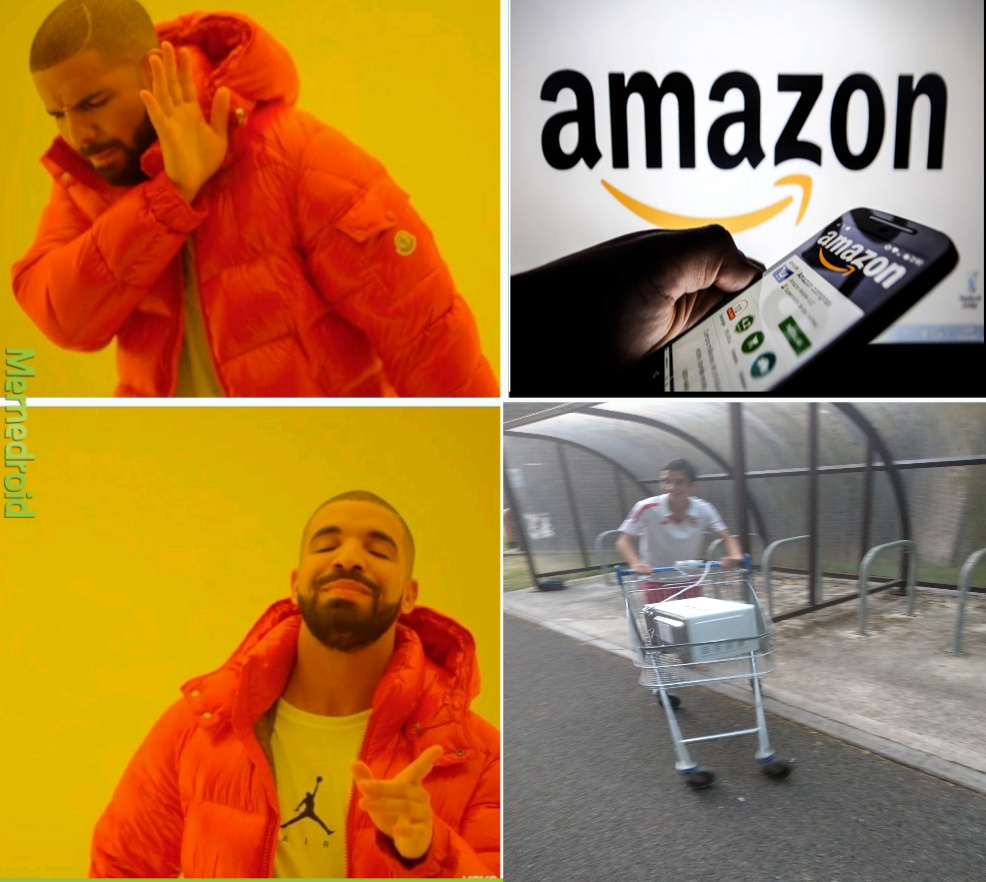 Amazon vs pobre - meme