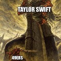 Taylor Swift vs 49ers meme