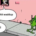 go away meme frog