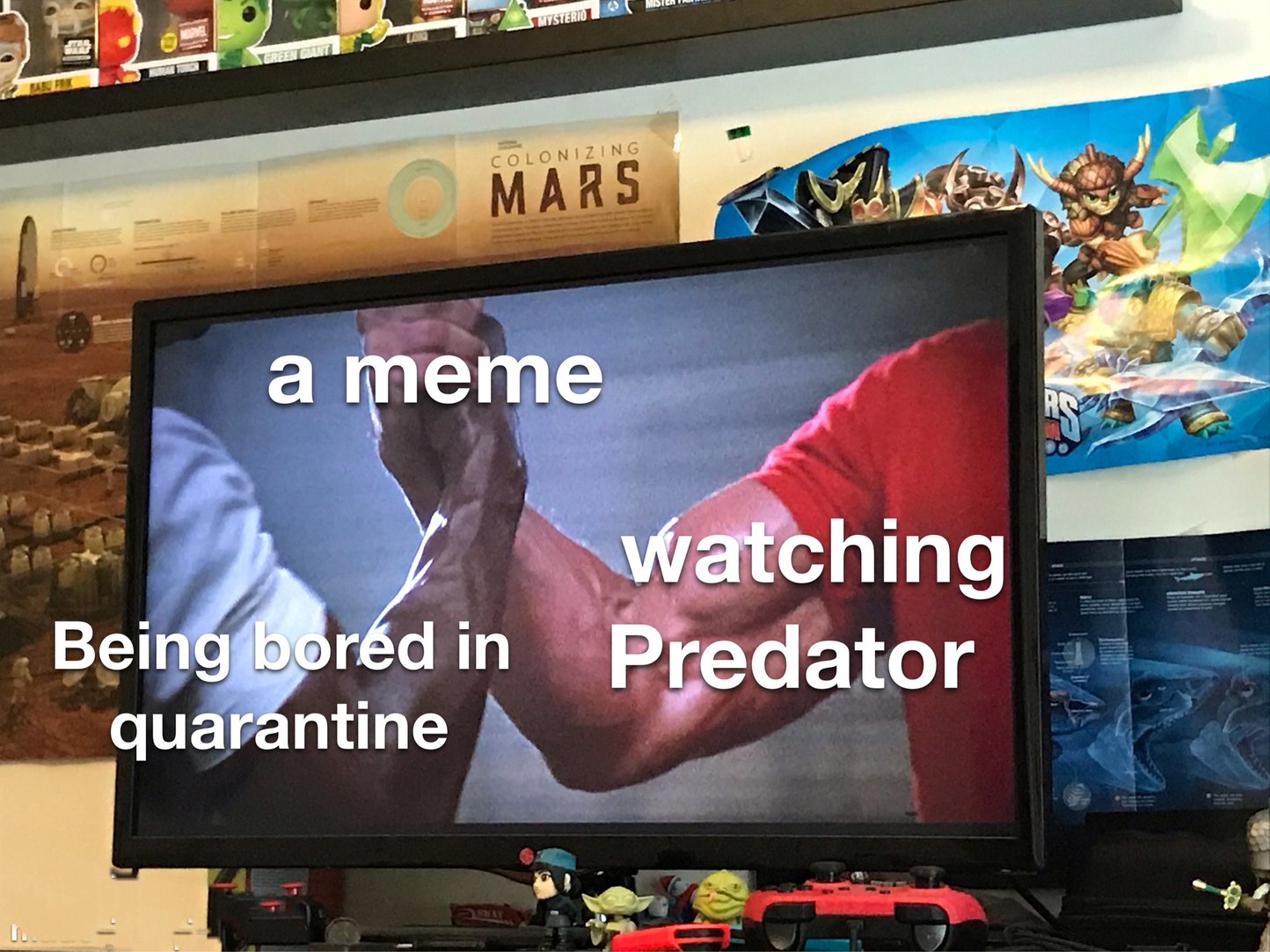 i was bored in quarantine and i watched predator for the meme