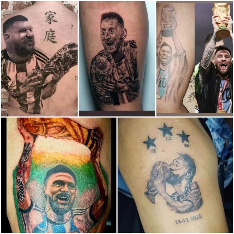 Cuando tu pasión por el arte en los tatuajes no es lo tuyo. - meme