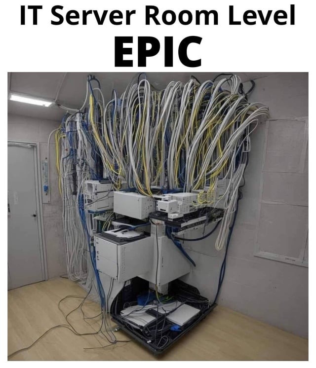 EPIC IT server room - meme