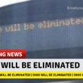Ohio will be eliminated