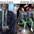 Anime intro vs anime outro