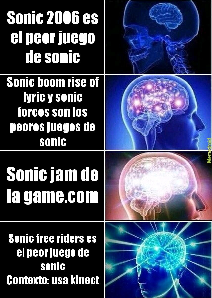 Sonic 06 es una obra maestra comoarada con esas bazofias - meme