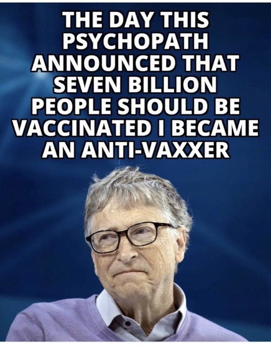 Remember when that changed? Dude literally held a TED talk about reducing population and neutering people through vaccines - meme