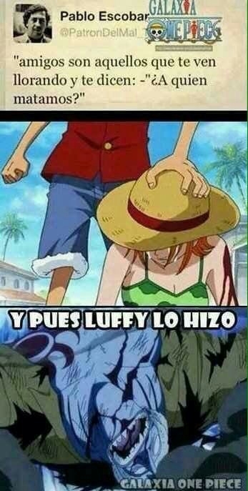 Luffy~ Sigueme y te sigo ^-^ - meme