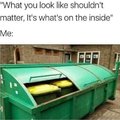 What you look like should not matter