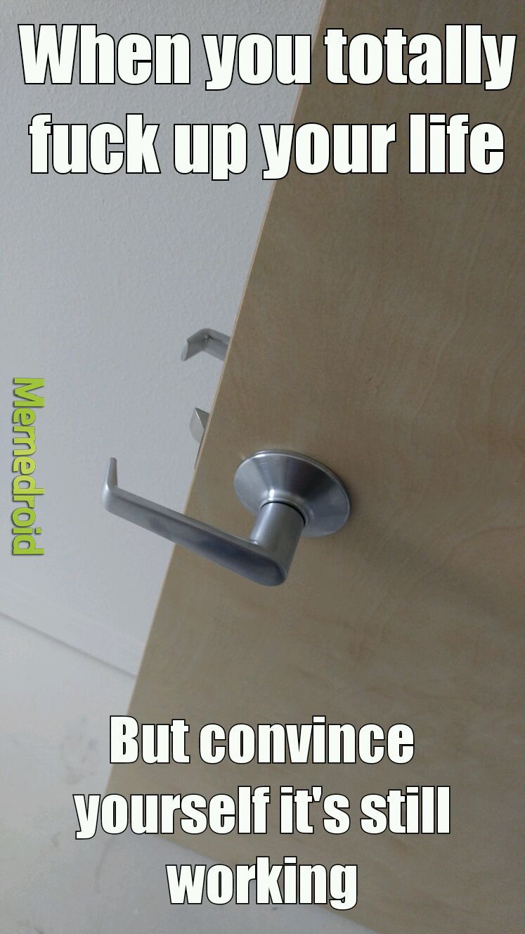 Technically the door will still work - meme
