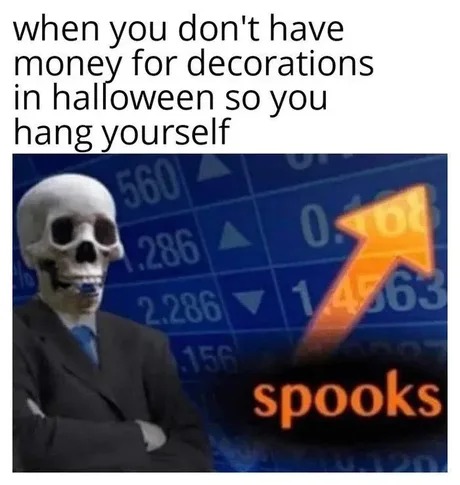 Dark Halloween meme