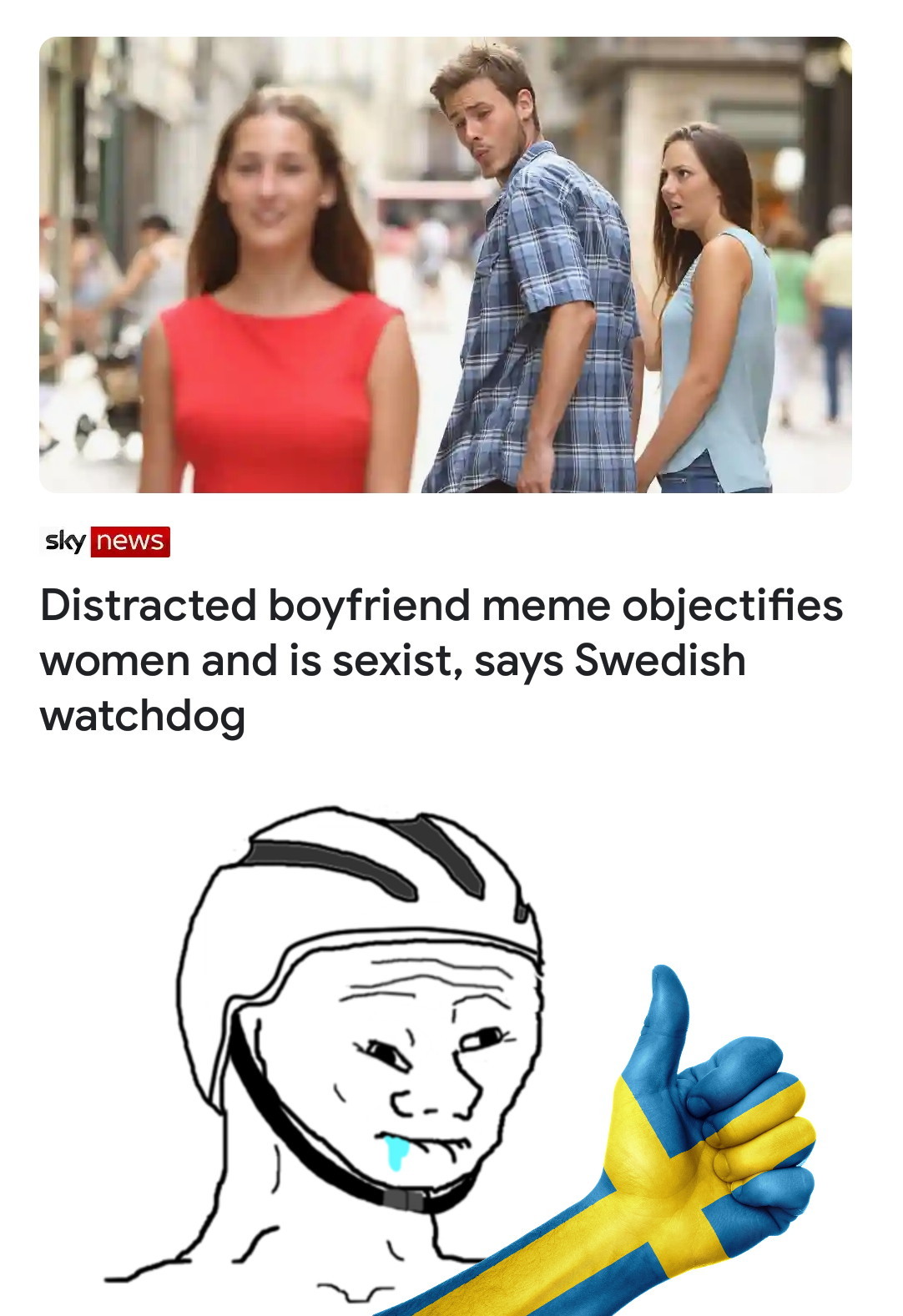 Sweden is becoming Germany 2.0 - meme