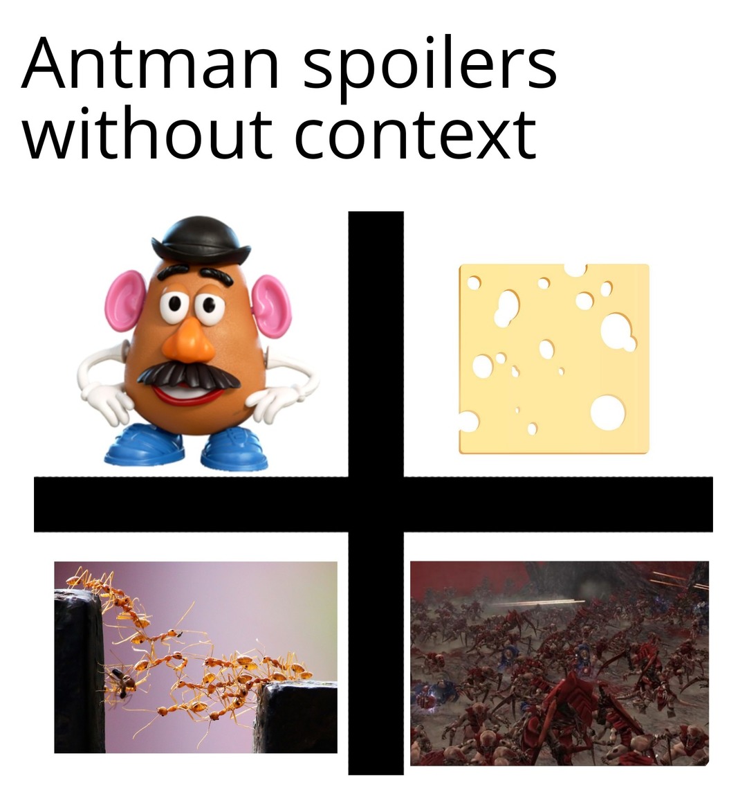 Antman spoilers without context - meme