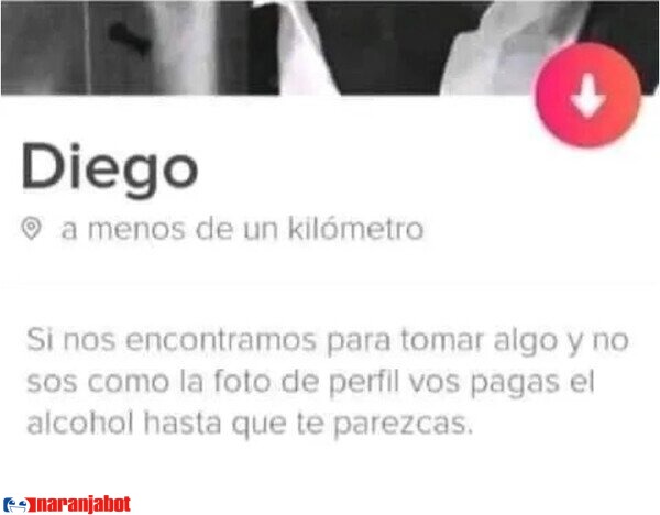 "Tinder" Meme subido por grappaa