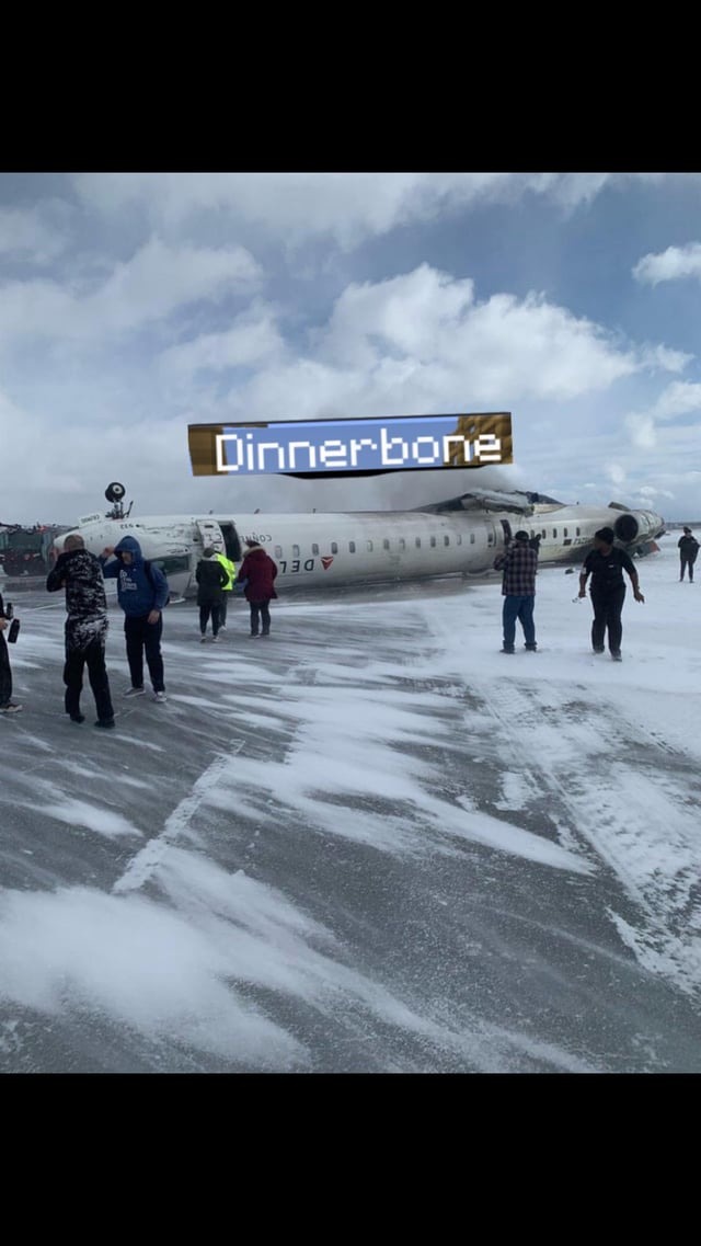 Plane crash Toronto meme