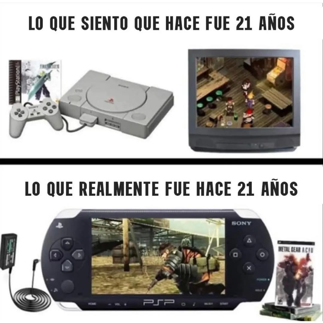 Pensé que 2004 fue hace poco y ya pasaron 21 años - meme
