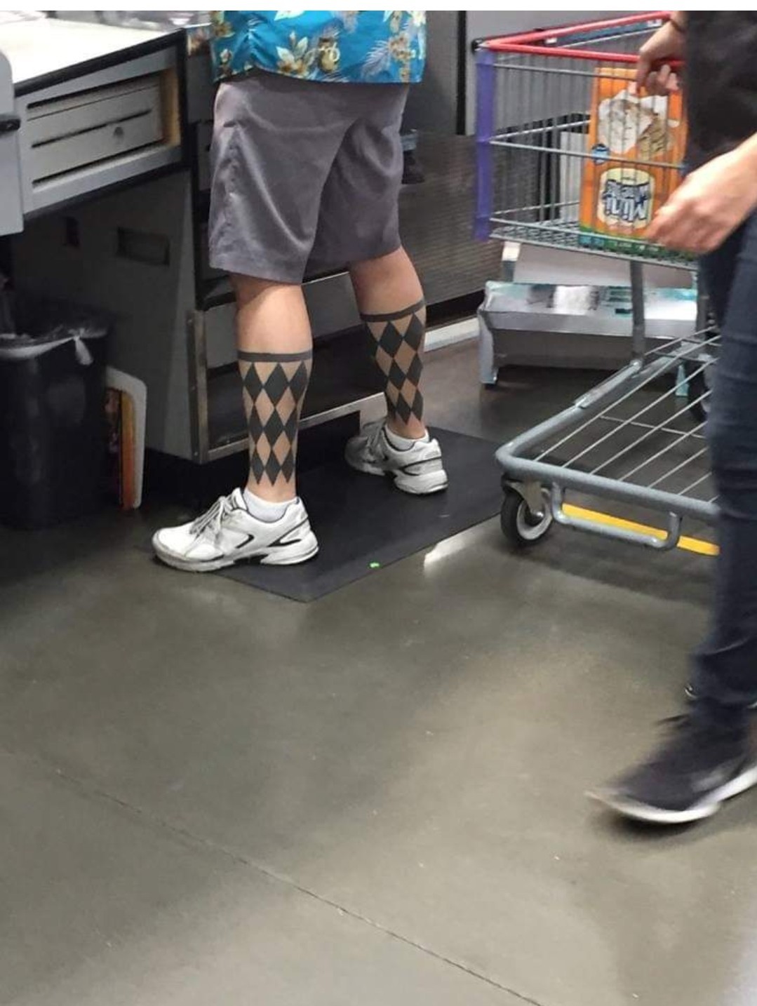 Socks tattoo not bad - meme