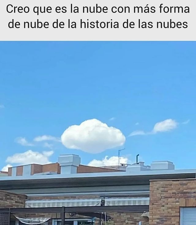 nube perfecta - meme