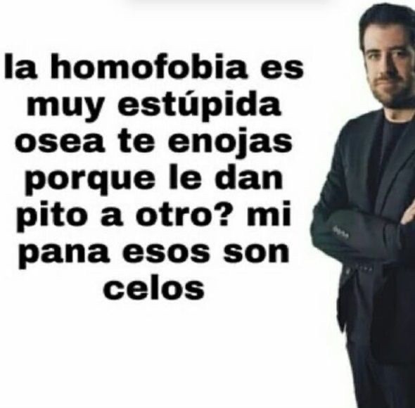 Homofobicos be like: - meme
