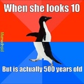 Socially Awesome Awkward Penguin